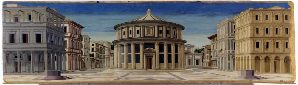 PROSPETTIVA_Piero_della_Francesca_-_Ideal_City_-_Galleria_Nazionale_delle_Marche_Urbino_2